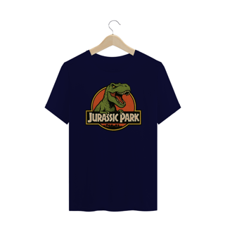 Nome do produtoT-Shirt Plus Size VI NA TELINHA - JURASSIC PARK