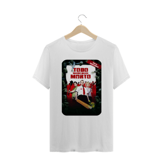 Nome do produtoT-Shirt Plus Size VI NA TELINHA - TODO MUNDO QUASE MORTO