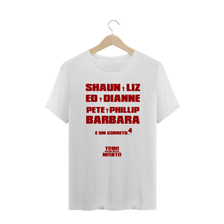 Nome do produtoT-Shirt Plus Size VI NA TELINHA - TODO MUNDO QUASE MORTO