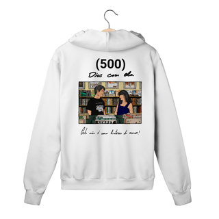 Nome do produtoMoletom Prime Com Zíper 500 DIAS COM ELA - CINECLUBE