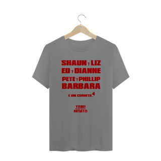 Nome do produtoT-Shirt Plus Size VI NA TELINHA - TODO MUNDO QUASE MORTO