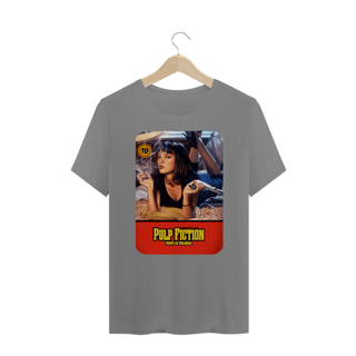 Nome do produtoT-Shirt Plus Size VI NA TELINHA - PULP FICTION