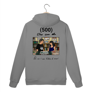 Nome do produtoMoletom Prime Canguru 500 DIAS COM ELA - CINECLUBE