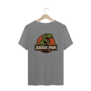 Nome do produtoT-Shirt Plus Size VI NA TELINHA - JURASSIC PARK