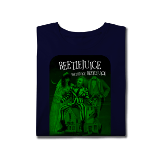 Nome do produtoT-Shirt Plus Size VI NA TELINHA - BEETLEJUICE