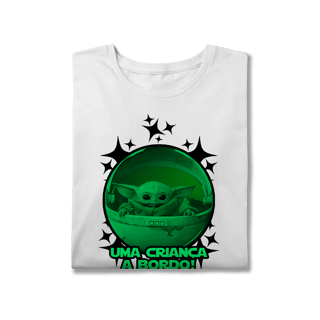 Nome do produtoT-Shirt Plus Size PAI NERD - BABY YODA