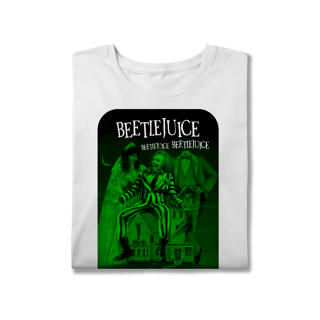 Nome do produtoT-Shirt Plus Size VI NA TELINHA - BEETLEJUICE