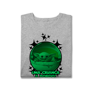 Nome do produtoT-Shirt Plus Size PAI NERD - BABY YODA