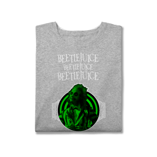 Nome do produtoT-Shirt Plus Size VI NA TELINHA - BEETLEJUICE