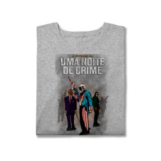 Nome do produtoT-Shirt Plus Size UMA NOITE DE CRIME - CINECLUBE