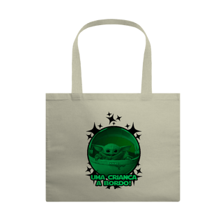 Nome do produtoEco Bag Grande PAI NERD - BABY YODA