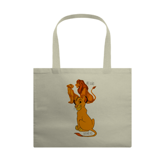 Nome do produtoEco Bag Grande PAI NERD - REI LEÃO