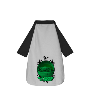 Nome do produtoCamisa Pet Dog PAI NERD - BABY YODA