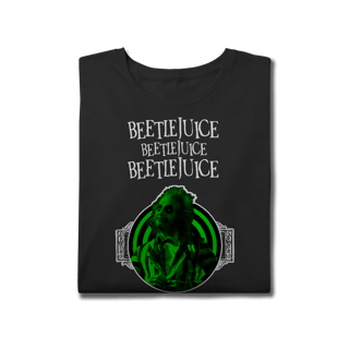 Nome do produtoT-Shirt Plus Size VI NA TELINHA - BEETLEJUICE