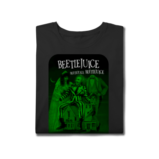 Nome do produtoT-Shirt Plus Size VI NA TELINHA - BEETLEJUICE