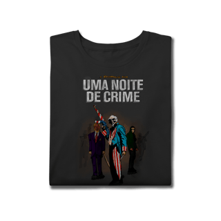 Nome do produtoT-Shirt Plus Size UMA NOITE DE CRIME - CINECLUBE
