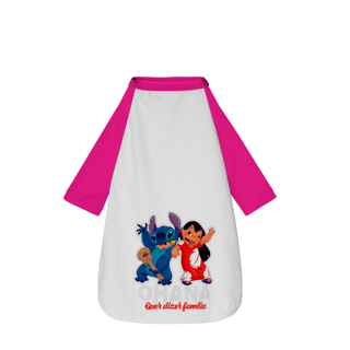 Nome do produtoCamisa Pet Dog PAI NERD - LILLO & STITCH