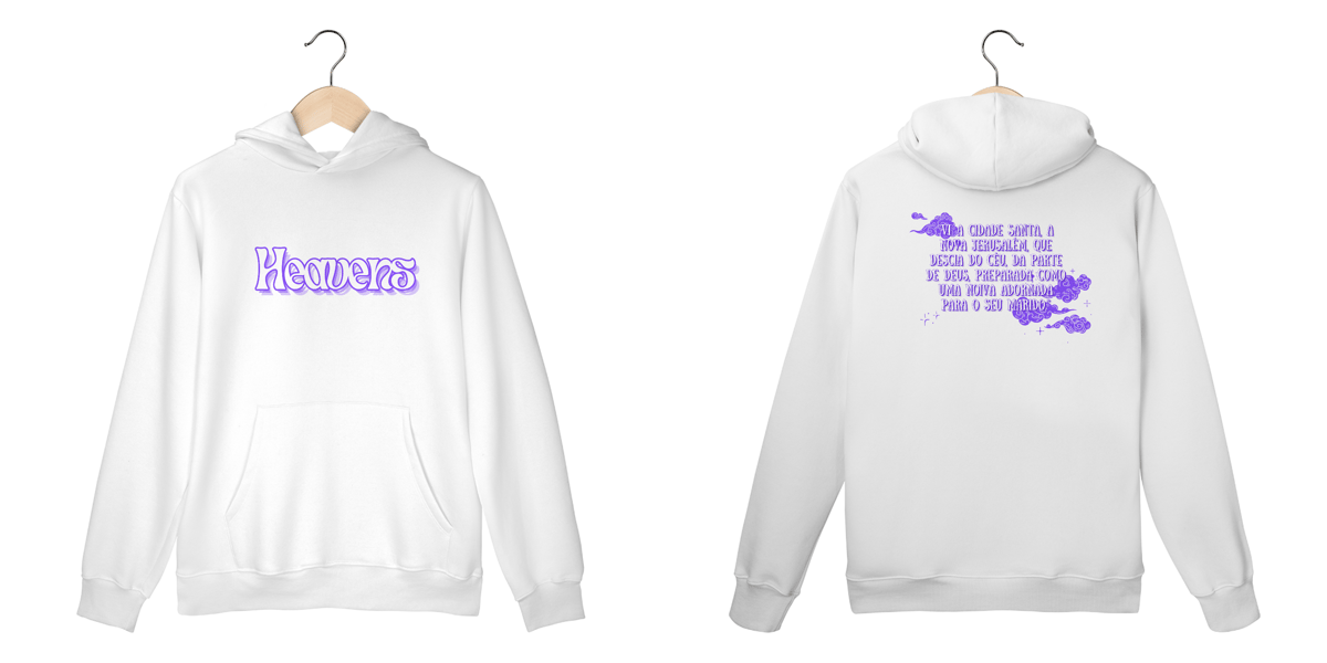 Nome do produto: Moletom Canguru - Heavens