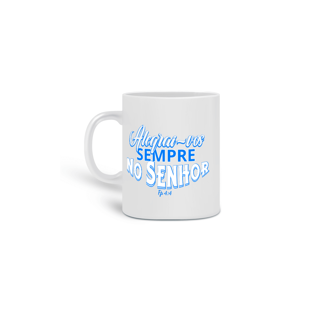 Nome do produto: Caneca - Alegrai-vos