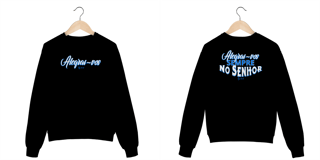 Nome do produto Moletom Fechado - Alegrai-vos