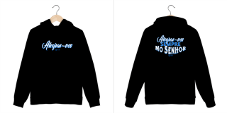 Nome do produto Moletom Canguru - Alegrai-vos