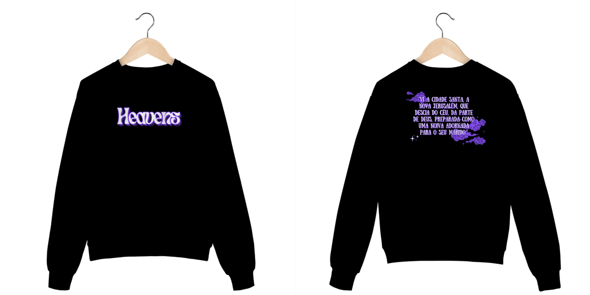 Nome do produto: Moletom Fechado - Heavens