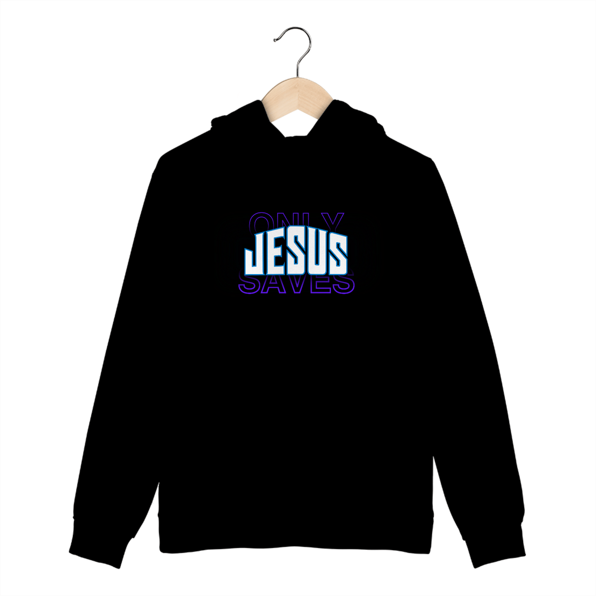 Nome do produto: Moletom Canguru - Only Jesus saves