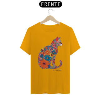 Nome do produto Camiseta Basic Flowered Cat
