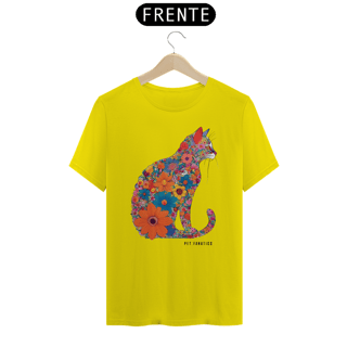 Nome do produto Camiseta Basic Flowered Cat