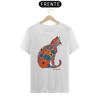 Nome do produto Camiseta Basic Flowered Cat