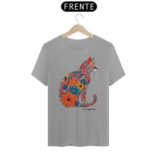 Nome do produto Camiseta Basic Flowered Cat