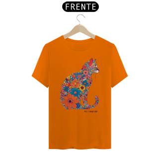 Nome do produto Camiseta Basic Flowered Cat