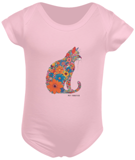 Nome do produto Body Bebê Cat Flowered