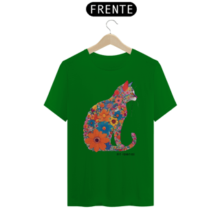 Nome do produto Camiseta Basic Flowered Cat