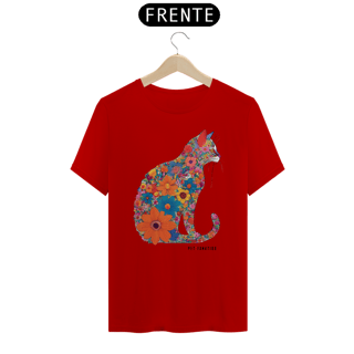 Nome do produto Camiseta Basic Flowered Cat