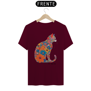 Nome do produto Camiseta Basic Flowered Cat