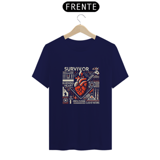Nome do produto camiseta burning heart