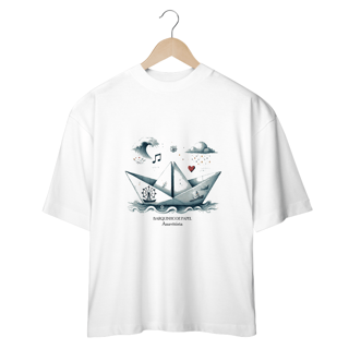 Nome do produto Camiseta Oversized Barquinho De Papel