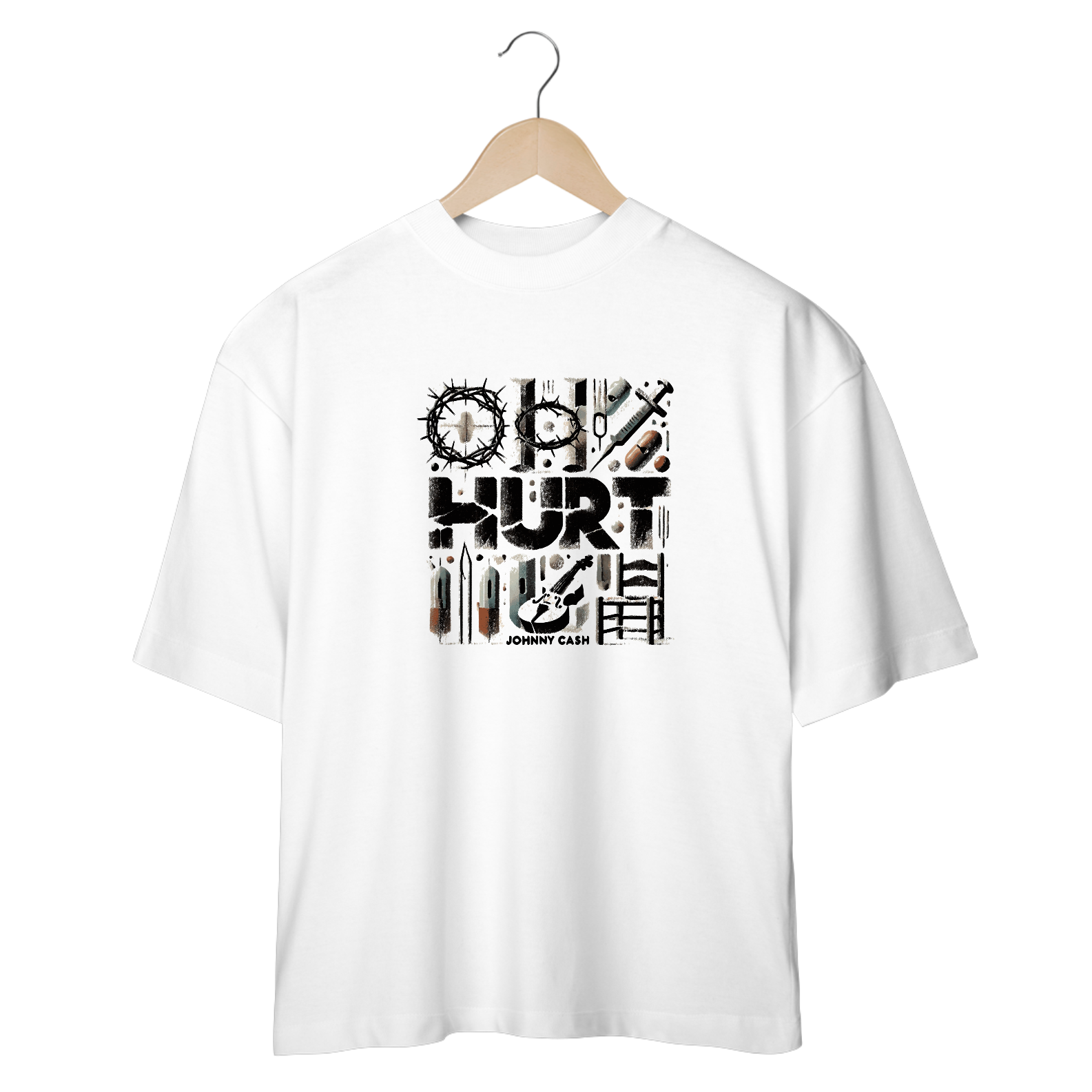 camiseta oversized hurt