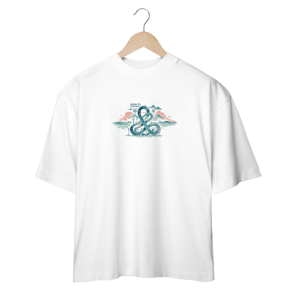 Nome do produto: camiseta oversized infinita highway