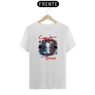 Nome do produto Camiseta Cuando Respiro En Tu Boca