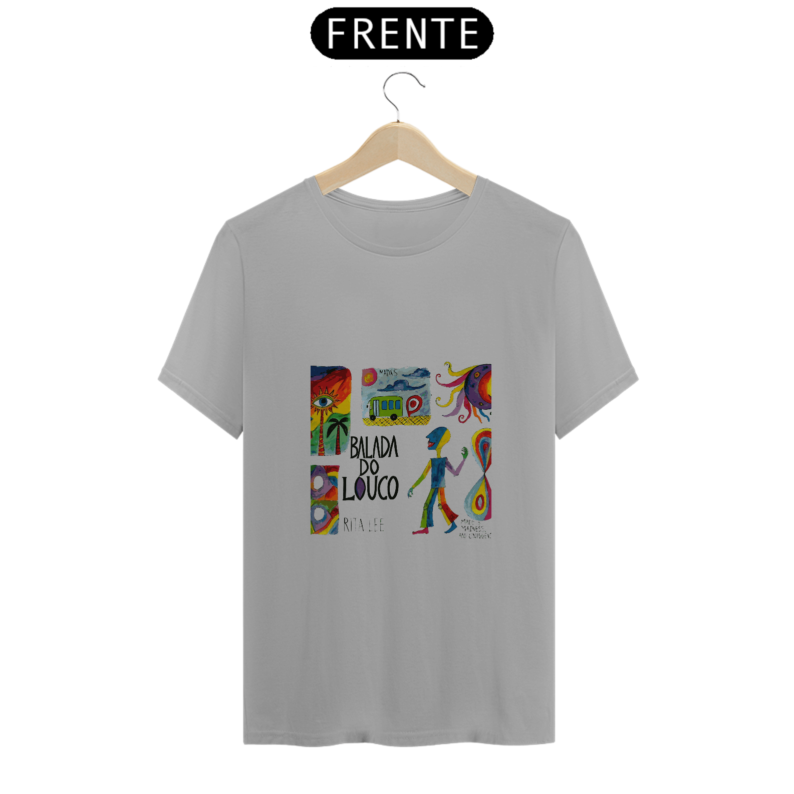 Camiseta Balada Do Louco