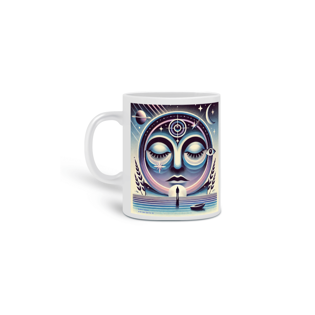 Nome do produto: Caneca Aonde Quer Que Eu Vá