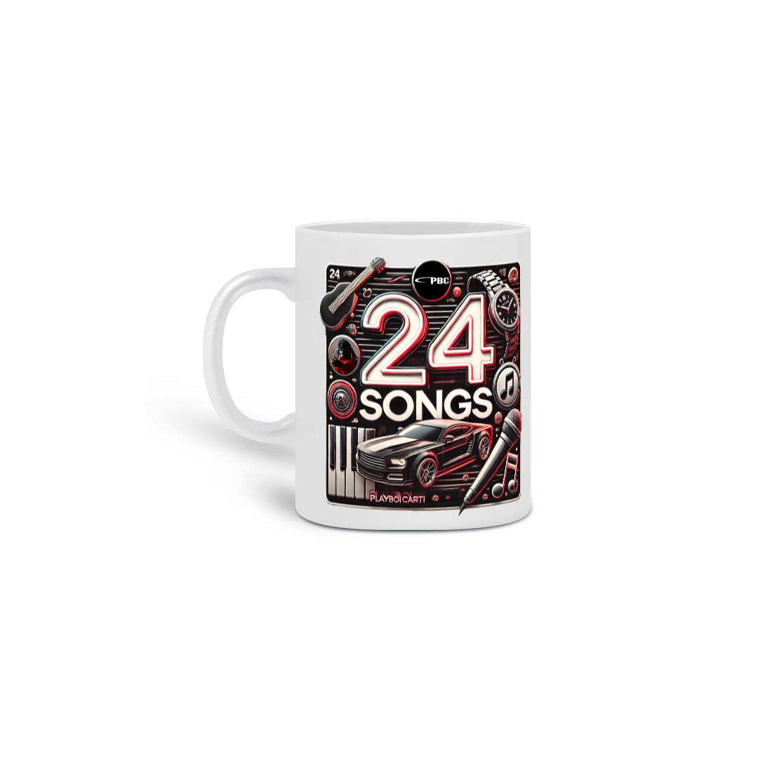 Caneca 24 Songs