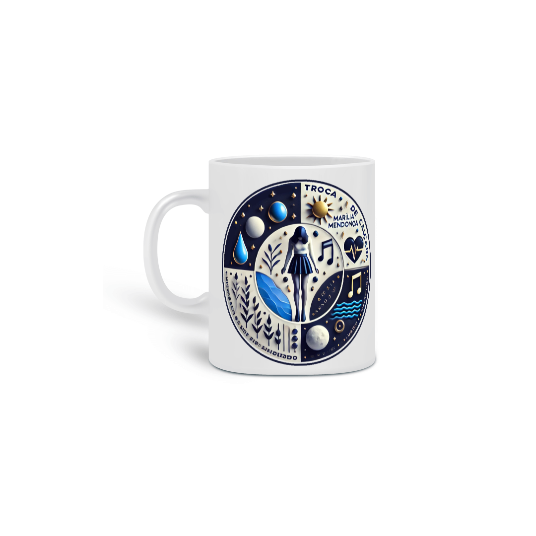 Nome do produto: Caneca Troca De Calçada