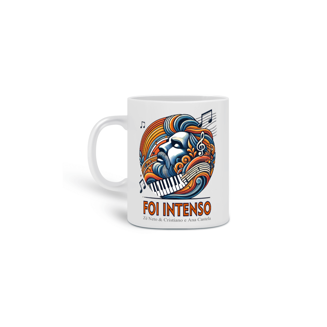 Nome do produto: Caneca Foi Intenso