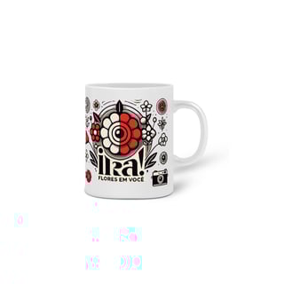 Nome do produto caneca flores em você