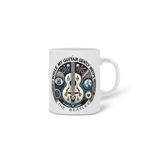 Nome do produto Caneca While My Guitar Gently Weeps