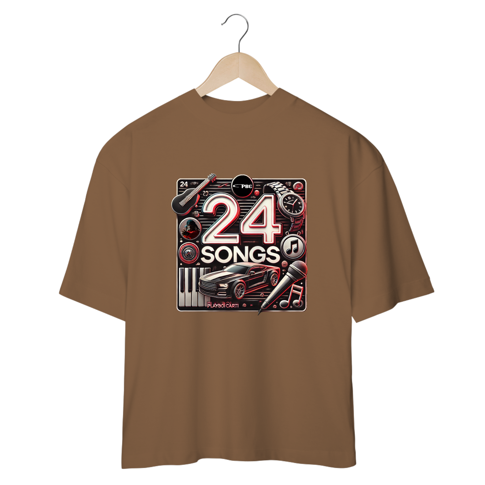 Camiseta Oversized 24 Songs