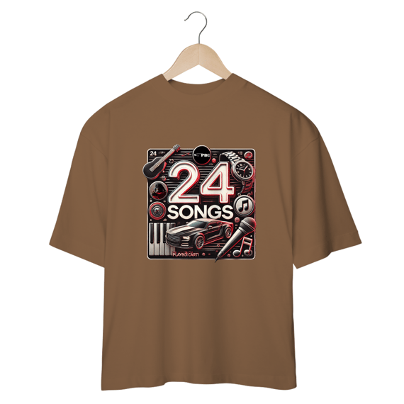 Camiseta Oversized 24 Songs
